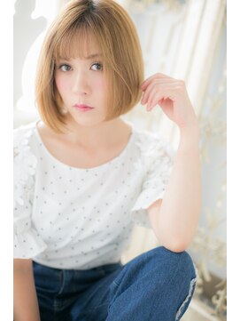 モッズ ヘア 福岡姪浜店(mod's hair) *mod's姪浜*…外国人風カラーの前下がりボブb