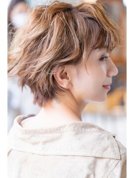 ロジッタ(ROJITHA) 【ROJITHA】くしゃショート×スモーキーグレージュ