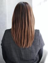 ヘアメイク ナル(hair make nalu) 透け感バングのナチュラルレイヤー