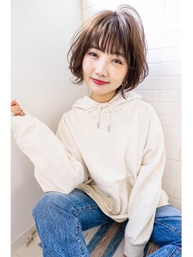 クラン(clan) 前下がりボブ/モテ髪カタログ/小顔に見せるヘア/前髪カット