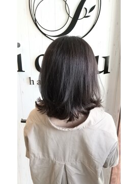 イコウヘアデザイン(icou hair design) くびれミディ◇アッシュブラウン