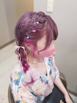 ヘアセットサロン ミント(Hair set salon MINT)&nbsp;編みおろしツインテール