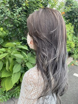 東京ヘアーサロン グレージュ/20代/30代/40代/50代/北本/桶川/鴻巣/グレー/ロング