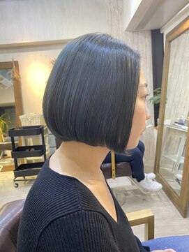 ニコフル(Nico-Hulu) グラボブ☆ブルージュハイライト【人形町/浜町/水天宮】