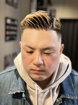 バーバー スタジオ ラフテル(Barber Studio RAFTEL)&nbsp;メッシュフロントパートスタイル