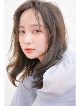 ブロンド 町田(BLONDE) ヌーディベージュ_ビターショコラ_こなれミディ_大人フェミニン2