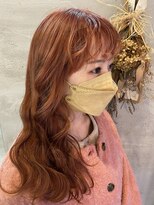 ヘアアンドビューティー クローバー(Hair&Beauty Clover)&nbsp;pink×orange/ニュアンスカラー