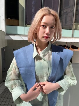 ヘアーアンドメイク エクリ 不動前店(Hair&Make equri) 【目黒不動前】ハイトーン・ボブ・ショートボブ
