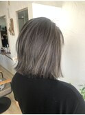 白髪ぼかしハイライト