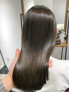 サルファ ヘアデザイン 名古屋 丸の内(S.ALPHA HAIR DESIGN) 髪質改善ヘアエステにカーキグレージュカラー