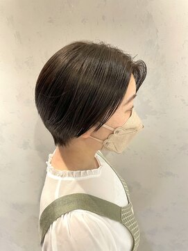 ミーナ バイ アーバン(Meena by urban.) 【ANNEXハザマ】丸みが可愛いショート×えり足すっきり