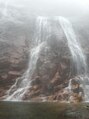 ノルエ アオヤマ(NOLUE AOYAMA) 日本の滝百選『滑川大滝』。滝壺までの道のりが険しかったです！