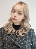 姫カットカールセミディシアーカラー