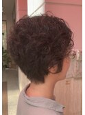クセを活かしてパーマスタイル