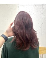 アジールヘア 北千住駅西口店(agir hair)&nbsp;10代20代チェリーレッドピンクダブルカラー北千住