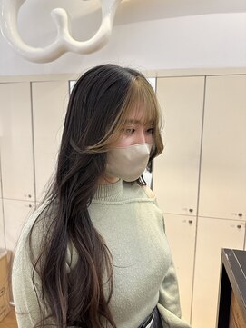 バディヘア イクス(BUDDY HAIR exx) バングミルクティーベージュ