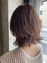 ヘアーアンドメイク ファット(Hair&Make PHAT)&nbsp;大人ウルフカット シースルーバング 無造作ミディアム