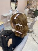 ハーフツインアレンジ