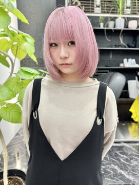 チュダック(ChuDuck) 韓国風《ペールピンク》ハイトーン/ケアブリーチ/ダブルカラー