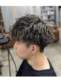 ツイスト×金メッシュ