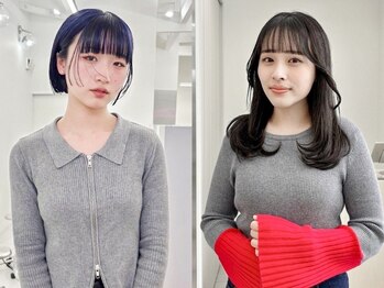 チグン(Jigun)の写真/【駅家】繊細なカットで韓国風小顔レイヤーやあなたの魅力を引き出す顔周りデザインを＊韓国くびれヘアも◎
