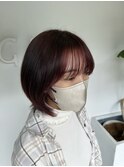 こっくりワインレッドカラー【千葉・千葉駅】