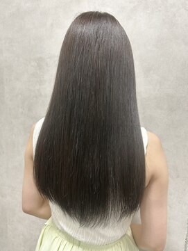 ルノン(LUNON) アッシュグレージュ/オリーブ/ブリーチなし/髪質改善