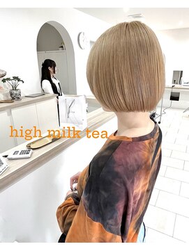 ヨーロ(yolo) ハイミルクティー×ボブ