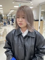 ミルクティーグレージュ/ケアブリーチ/ハイトーン/銀座/有楽町