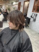 シールドヘアー 沖縄 新都心(C'LD Hair)&nbsp;ウルフショート/ショートウルフ/ウルフカット/ボブウルフ