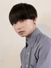 【メンズ】【縮毛矯正】カット＋ナチュラル縮毛矯正＋クイックTr ￥11000