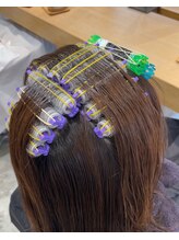 ボリュームがなくペタンコ髪が悩みの方 × プリカール（根元パーマ）