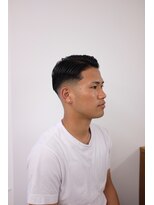 パストアンドニュー(past and new) 世田谷 ダウンパーマ 七三スキンフェード