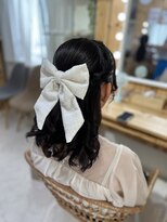 グラムール(Gramour)&nbsp;編み込みハーフアップ