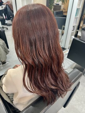 セミロング/ブラウン/20代/30代