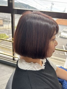 カットハウス しば ワンレングススタイル