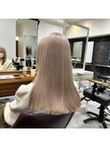 うる艶ホワイトミルクティー×ストレート◎