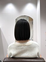 リエート 四条河原町(Lieto)&nbsp;黒髪ボブ透明感髪質改善ストレート10代20代縮毛矯正