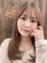 ピース トウキョウ(PEACE TOKYO)&nbsp;韓国ヘア/韓国レイヤー/グレージュ/前髪カット/20代30代40代50代