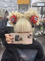 ヘアセットアンドエクステンションショールーム(SHOW ROOM)&nbsp;高めツイン団子