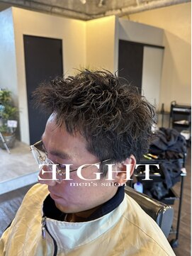 エイト(EIGHT) ピンで作るニュアンスパーマ