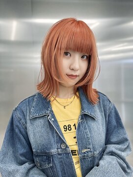 エヴァン(HEVIN) オレンジカラーハイトーンブリーチ