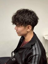 ニアウ 高崎店(Niau)&nbsp;MEN’S HAIR/ツイスパパーマ/刈り上げセンターパート/群馬高崎