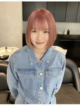 ホープ(hope) ボブ/ハイトーン/ピンクカラー