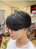 MEN’S HAIR/サーフカール/刈り上げセンターパート/柏駅