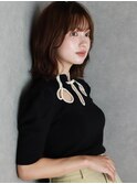 大人ガーリー/似合わせカット/イメチェン/前髪/水素カラー