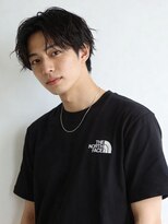 エイチ メンズ(H)&nbsp;フェザーショートクロップスタイルコンマバングメンズカット坊主