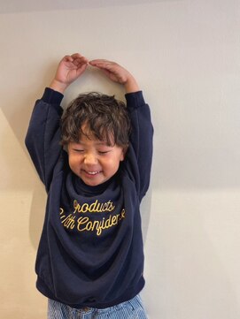 フレイムス ヘアアンドリラックス 大宮東口店(Frames) キッズスパイラルパーマ