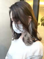 フェーディン(fa/din)&nbsp;フェイスイヤリングカラー×ホワイトベージュ