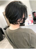 大人ショート/前髪なしショート/くびれショート/20代/30代